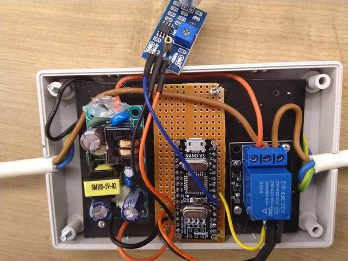 Arduino Clapper circuit